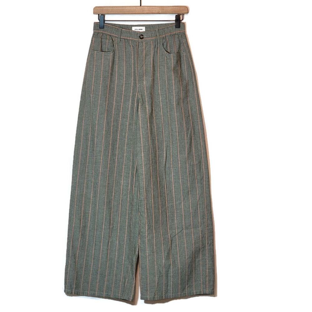 Striped Wide Leg Pants